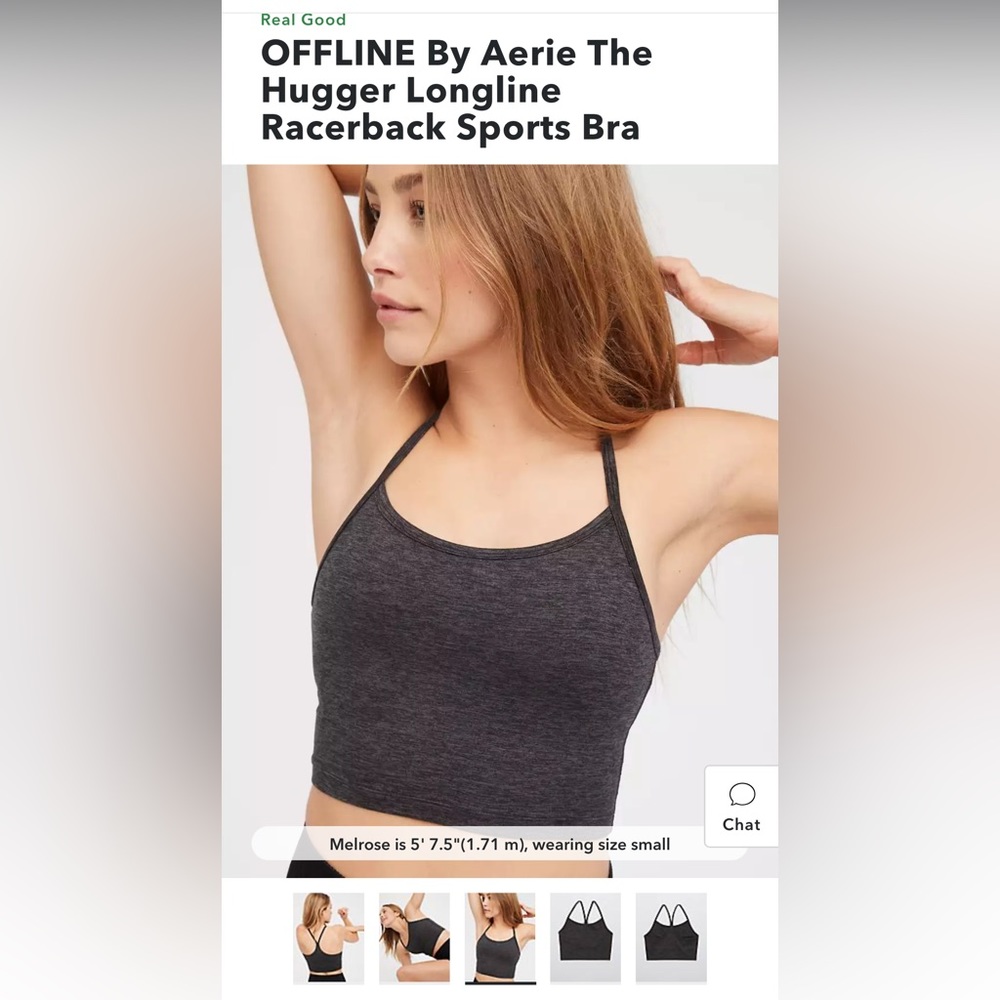 Offline by aerie longline racerback the hugger